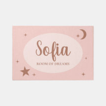 Nom personnalisé rose moderne Whimsical Celestie K