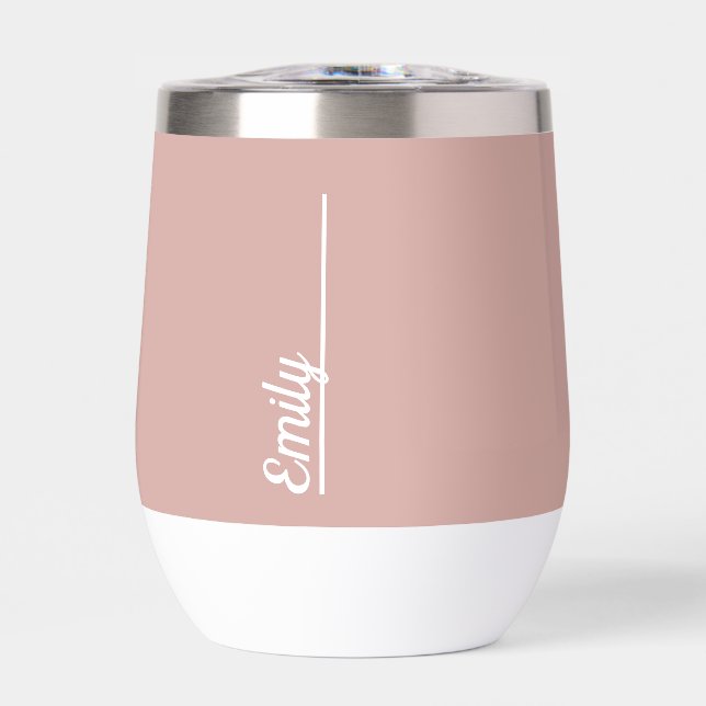 Nom personnalisé, rose vif (Avant)