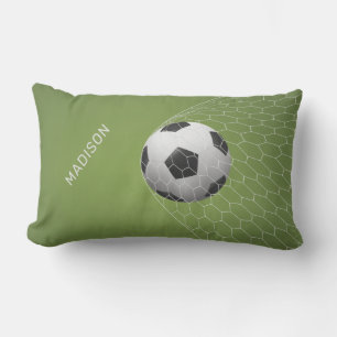 Nom personnalisé Soccer But coussins