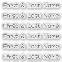 NOM PERSONNALISÉ — Sticker Pack Étiquette personna
