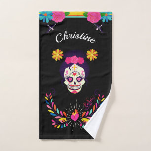 Nom personnalisé Sugarskull Day of the Dead on bla