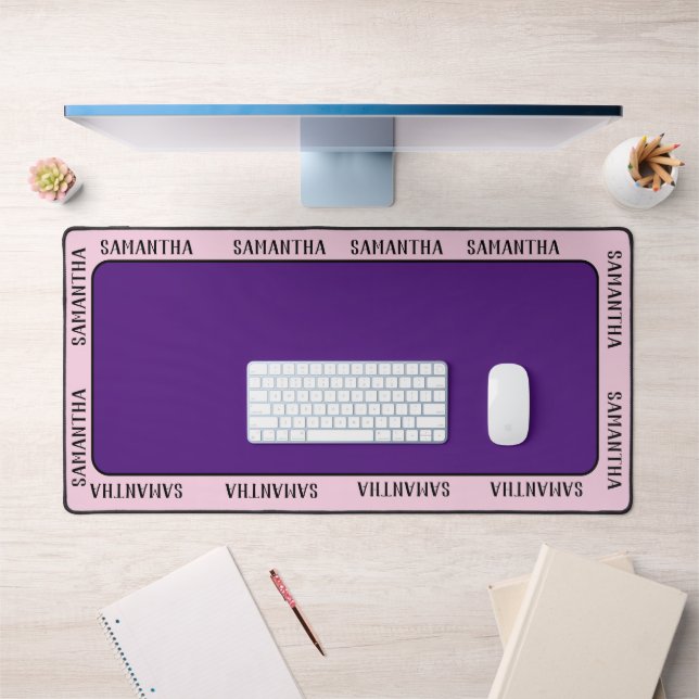 Nom personnalisé tout autour (Bureau 1)