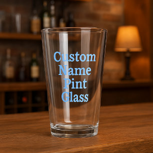 Nom personnalisé Verre à pinte - Verre à bière per