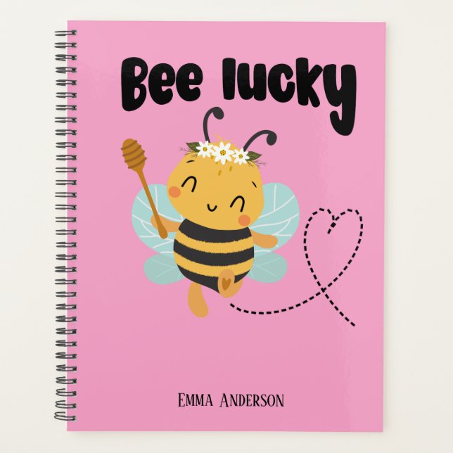 Nom personnel du planificateur Cute Bumblebebe (Devant)