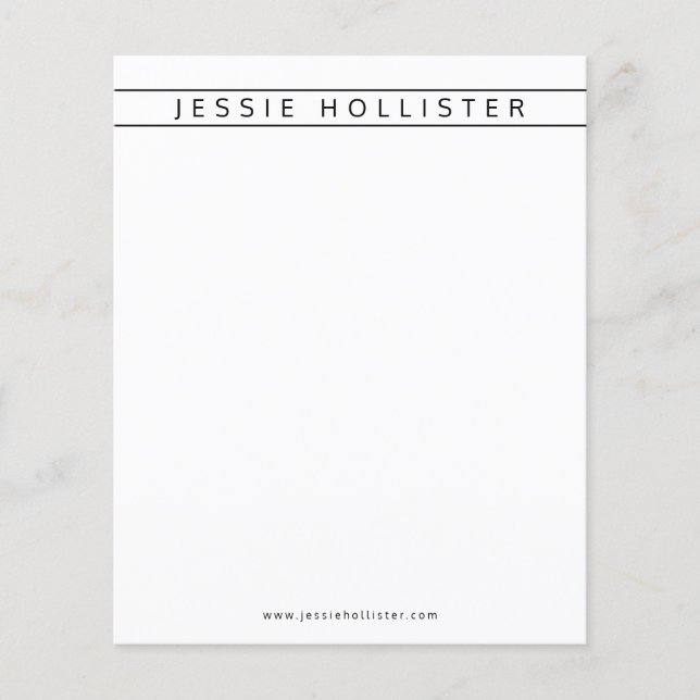 Nom professionnel & Infos (Devant)