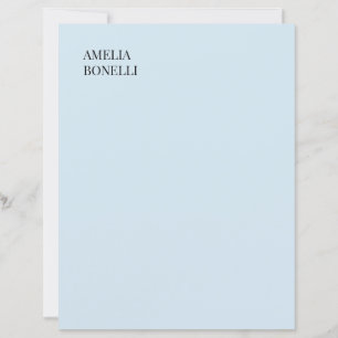 Nom propre Minimaliste Moderne Professionnel Bleu