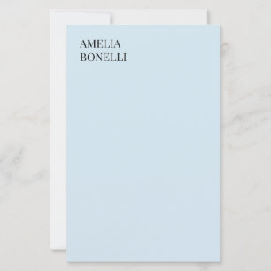 Nom propre Minimaliste Moderne Professionnel Bleu