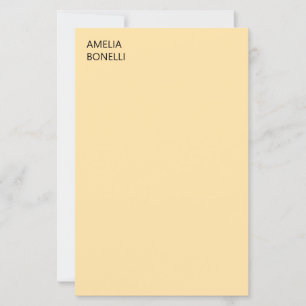 Nom propre Moderne Minimaliste Professionnel Beige