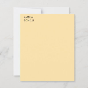 Nom propre Moderne Minimaliste Professionnel Beige