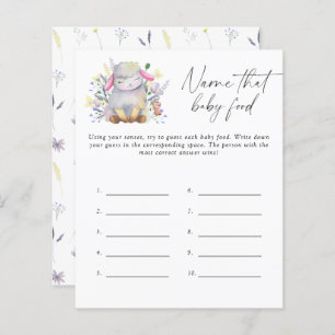 Nom que bébé aliment douche jeu - agneau bébé