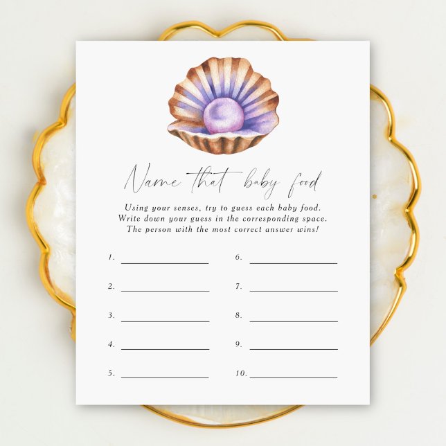 Nom que bébé alimentation jeu de douche - Pearl (Créateur téléchargé)