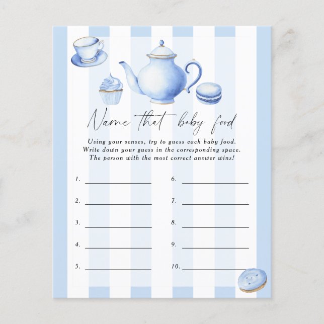 Nom que bébé alimentation jeu de douche - Tea part (Devant)