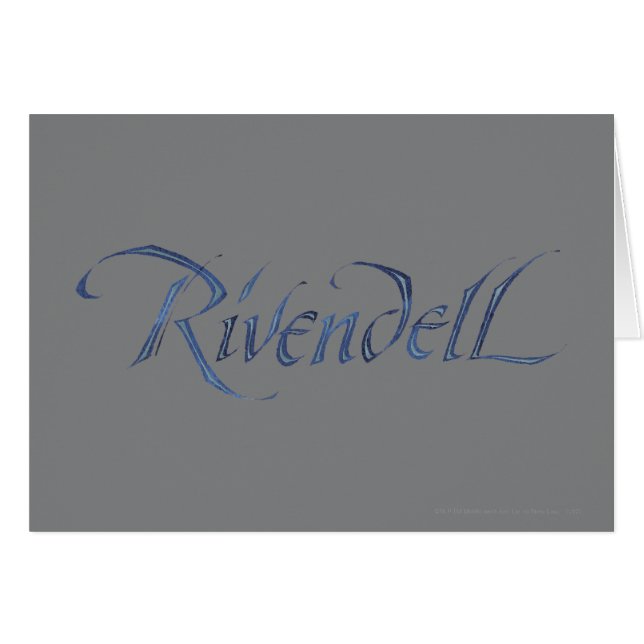 Nom Rivendell Texté (Devant horizontal)