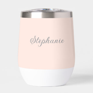 Nom Rose Moderne Élégant Monogramme Bohème