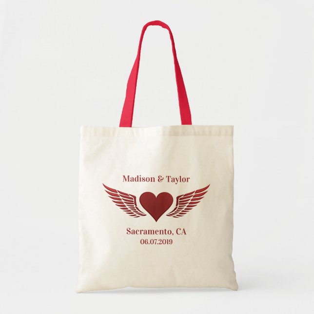 Nom(s) personnalisé(s), emplacement et date Sacs A (Devant)