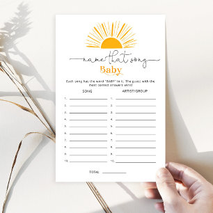 Nom soleil minimaliste cette chanson jeu de baby s