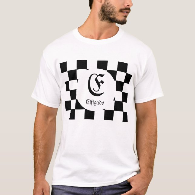 Nom T-Shirt Lover aux échecs (Devant)