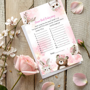 Nom That Baby Song Game - Woodland Girl Theme