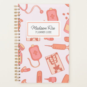 Nom Vintage du travailleur de la santé Monogramme