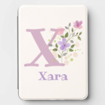 Nom Xara avec un motif floral