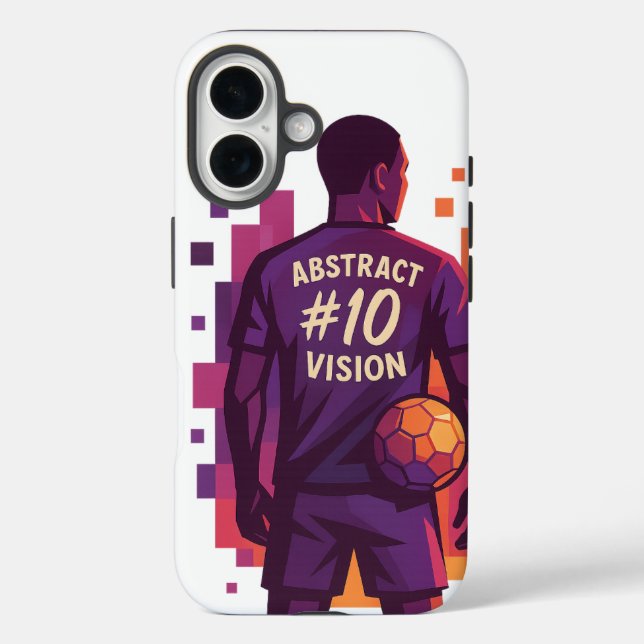 Nombre 10 Vibes | Coque iphone sportif élégant (Verso)