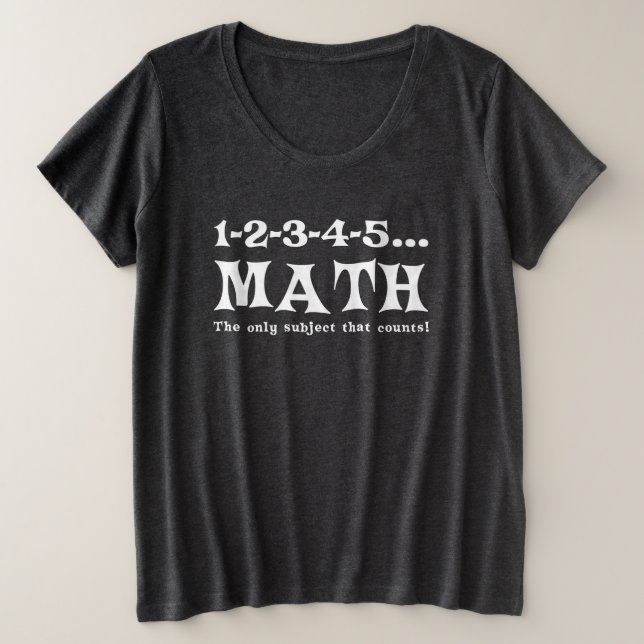 Nombre de maths (Design devant)
