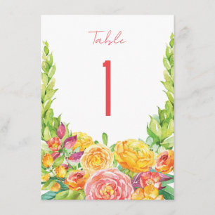 Nombre de tableaux floraux d'été