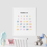 Nombres colorés 1-30 Poster éducatif<br><div class="desc">Améliorez la reconnaissance numérique de votre enfant et ses compétences en comptage grâce à l'affiche éducative "Colorful Numbers 1-30". Cette affiche vibrante présente les numéros 1 à 30 en chiffres audacieux et colorés, conçus pour captiver et impliquer les jeunes apprenants. Le design lumineux et ludique en fait un outil pédagogique...</div>