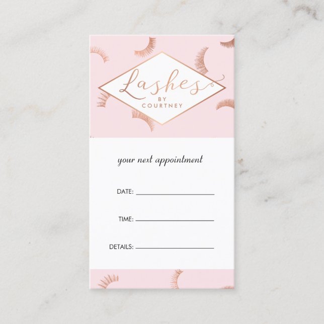 Nombreux Lashes Salon Rose/Rose Gold Rendez-vous (Devant)