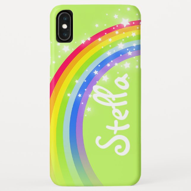 Nommé 4 lettre arc-en-ciel vert iphone 5 coque (Dos)