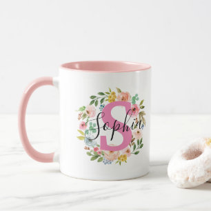 Nommer Mug Premier Don Sur Mesure De La Fille Flor