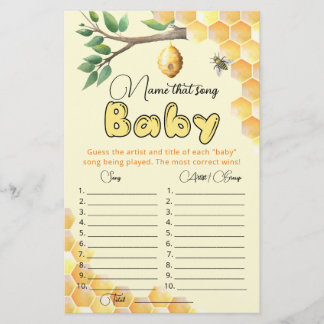 Nommez ce jeu de baby shower de chanson