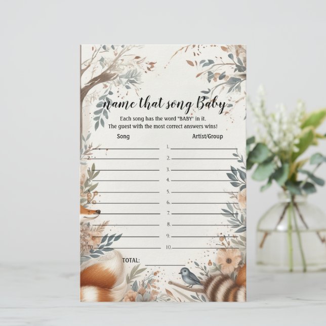 Nommez ce jeu de baby shower de chanson (Debout devant)