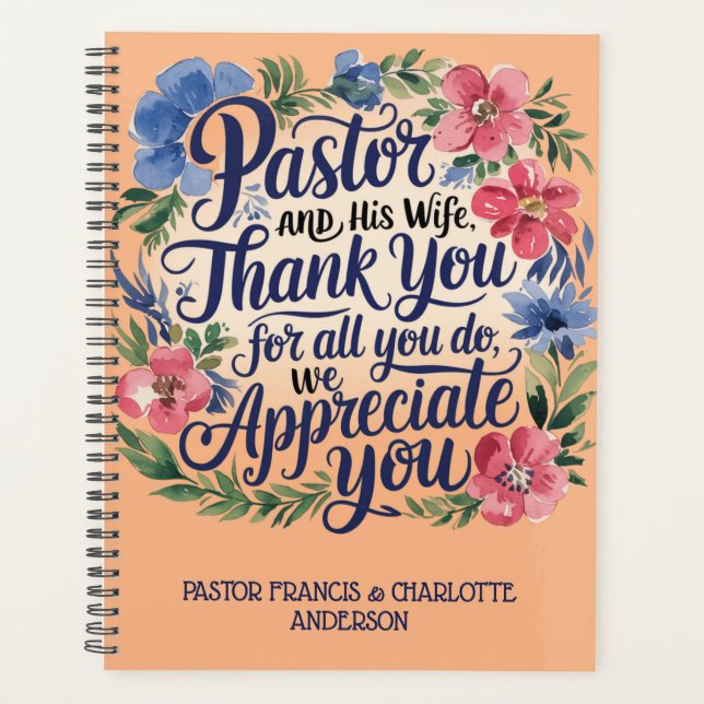 Noms de cadeaux ✝️ Pasteur et Femme du Pasteur (Devant)