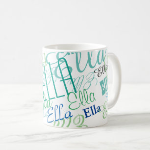 Noms de couleur personnalisés Coffee Mug