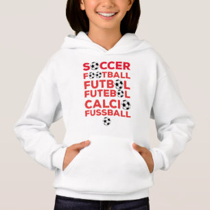Noms de football internationaux Typographie Rouge