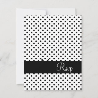 Noms des monogrammes Pois de mariage RSVP Back