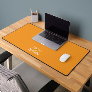 Noms personnalisés moderne orange minimaliste