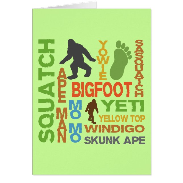 Noms pour Bigfoot (Devant)