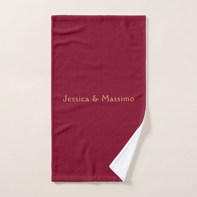Noms professionnels tendance minimalistes en Bourg (Serviette à main)
