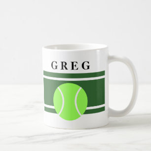 Noms sur des tasses de tennis