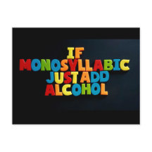 Non: 96. SI MONOSYLLABIC... carte postale de TFDG