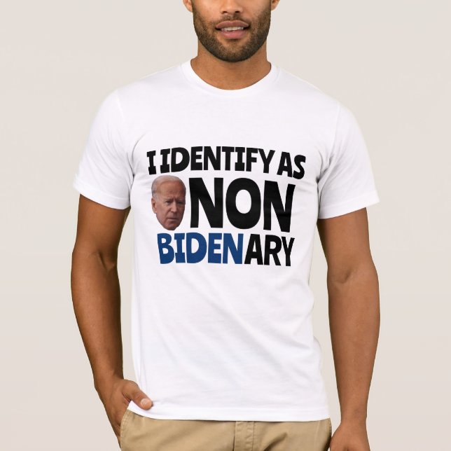 NON BIDEN ARY FUNNY T-SHIRTS TEE - SHIRTS (Devant)