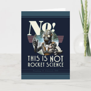 Non! Ce n'est pas la carte de voeux Rocket Science