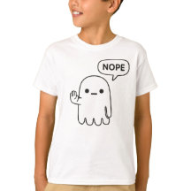 Non Fantôme | T-shirt drôle et minimal pour enfant