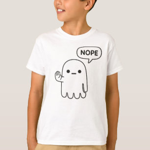 Non Fantôme   T-shirt drôle et minimal pour enfant