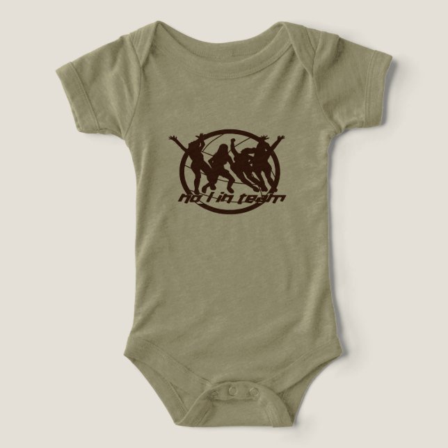 Non je dans l'équipe de baby-foot (Design Recto)