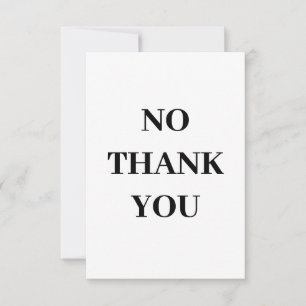 NON Merci Cartes Dites Non Merci