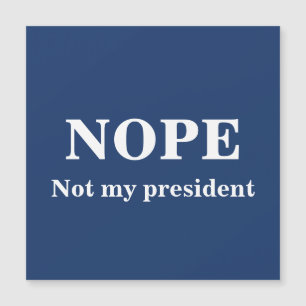 NON pas mon président personnalisable