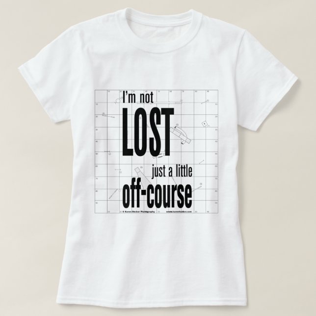 Non perdu, juste un petit T-shirt de -Cours (Design devant)